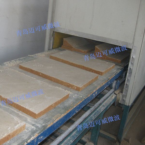 某耐火材料企業(yè)：推車式隧道微波熱定型設(shè)備，用于高溫防火磚的熱定型